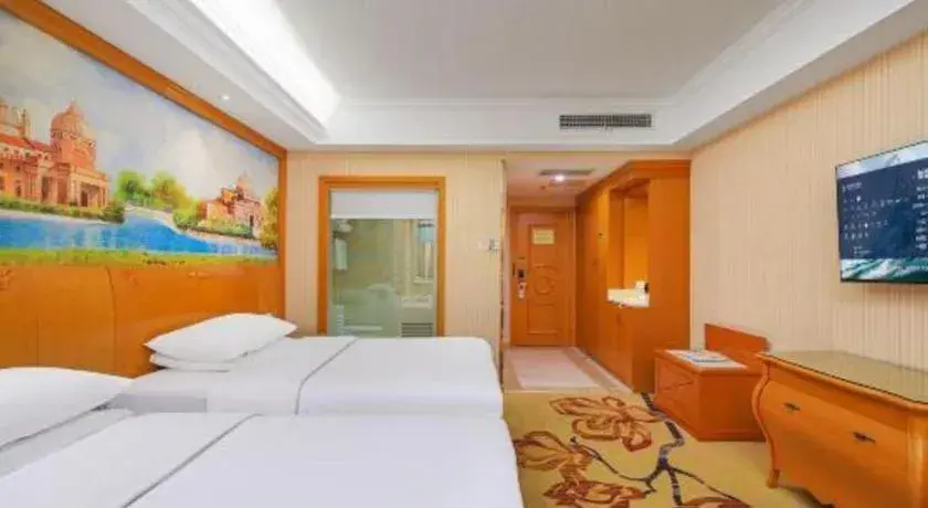 Bed in Vienna Hotel Suzhou Yangcheng Lake Fashion Stage Bed in Vienna Hotel Suzhou Yangcheng Lake Fashion Stage