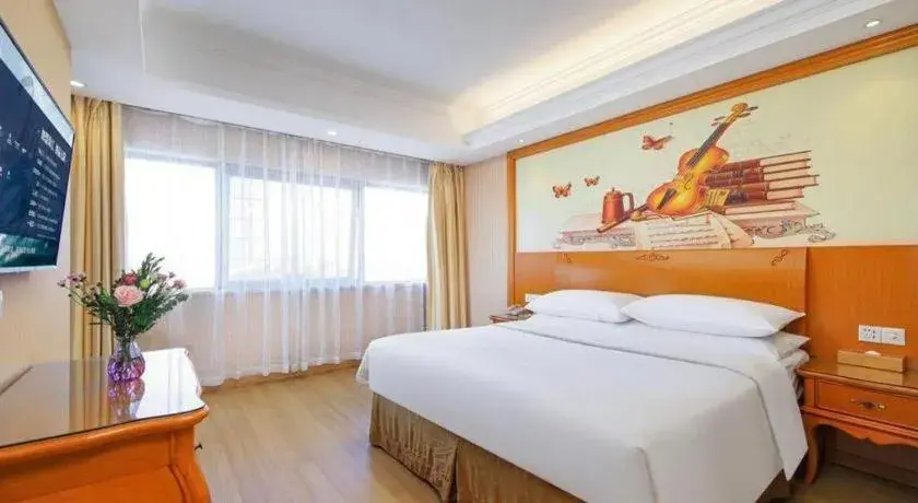 Bed in Vienna Hotel Suzhou Yangcheng Lake Fashion Stage Bed in Vienna Hotel Suzhou Yangcheng Lake Fashion Stage