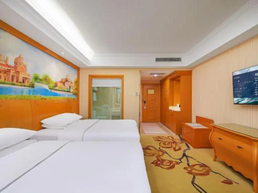 Bed in Vienna Hotel Suzhou Yangcheng Lake Fashion Stage Bed in Vienna Hotel Suzhou Yangcheng Lake Fashion Stage