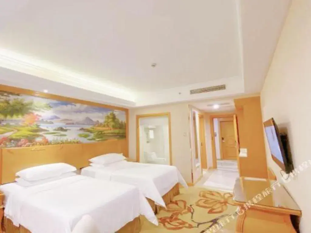 Bed in Vienna Hotel Suzhou Yangcheng Lake Fashion Stage Bed in Vienna Hotel Suzhou Yangcheng Lake Fashion Stage
