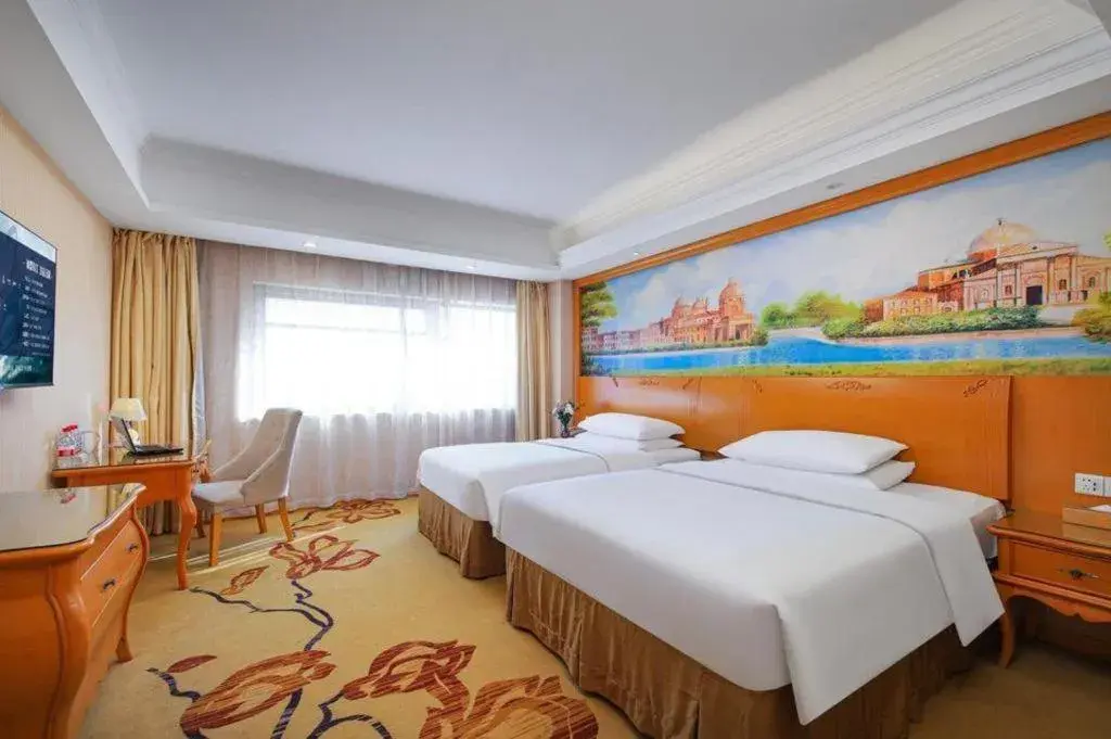 Bed in Vienna Hotel Suzhou Yangcheng Lake Fashion Stage Bed in Vienna Hotel Suzhou Yangcheng Lake Fashion Stage