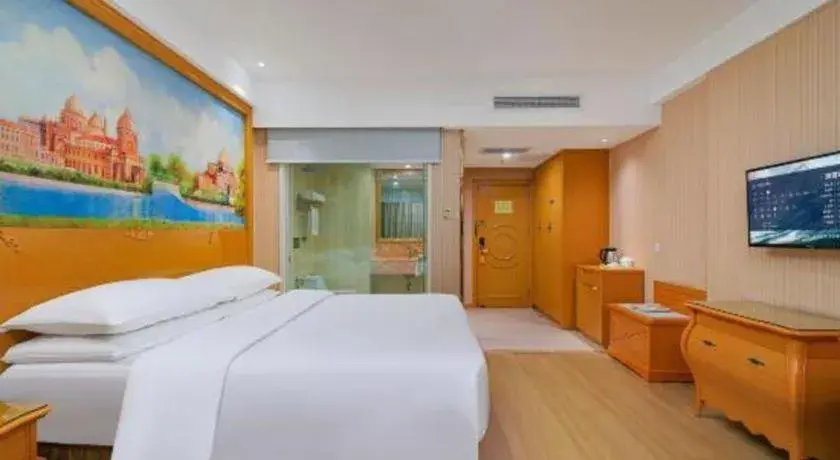 Bed in Vienna Hotel Suzhou Yangcheng Lake Fashion Stage Bed in Vienna Hotel Suzhou Yangcheng Lake Fashion Stage