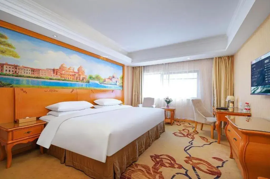Bed in Vienna Hotel Suzhou Yangcheng Lake Fashion Stage Bed in Vienna Hotel Suzhou Yangcheng Lake Fashion Stage