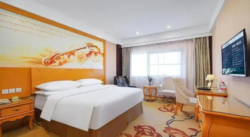 Bed in Vienna Hotel Suzhou Yangcheng Lake Fashion Stage Bed in Vienna Hotel Suzhou Yangcheng Lake Fashion Stage