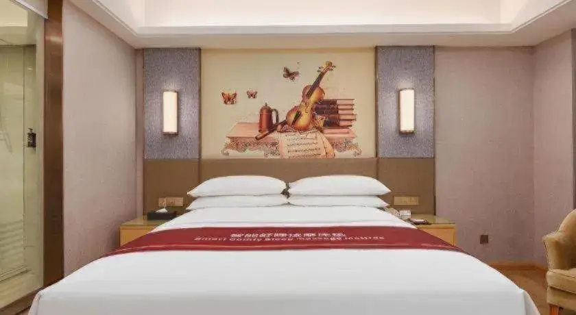 Bed in Vienna Hotel Guangzhou Panyu Square Bed in Vienna Hotel Guangzhou Panyu Square