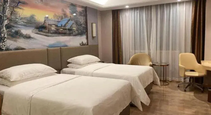 Bed in Vienna Hotel Guangzhou Panyu Square Bed in Vienna Hotel Guangzhou Panyu Square