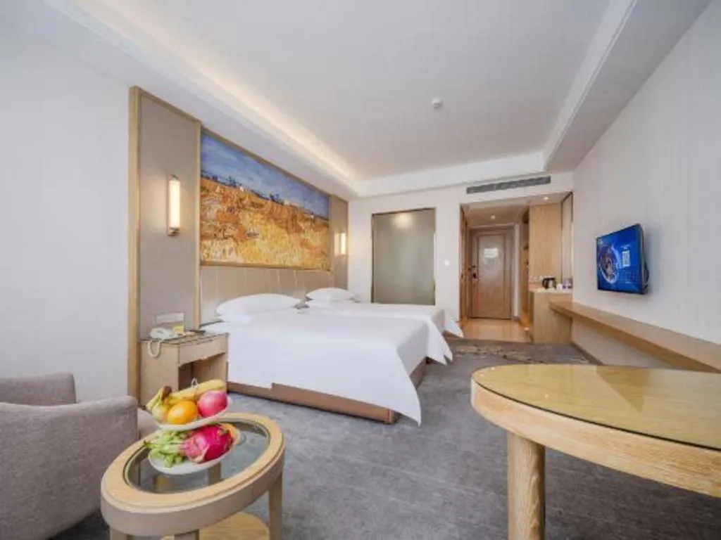 Bed in Vienna Hotel Shenzhen Pingshan Longtian Town