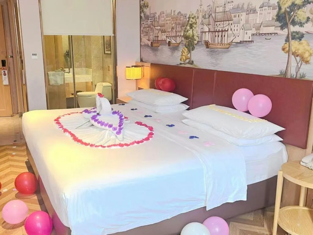 Bed in Vienna Hotel Chongqing Wushan Municipal Government