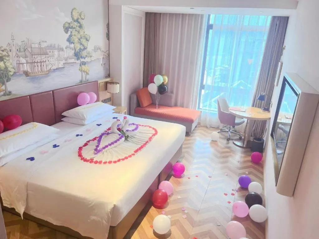 Bed in Vienna Hotel Chongqing Wushan Municipal Government