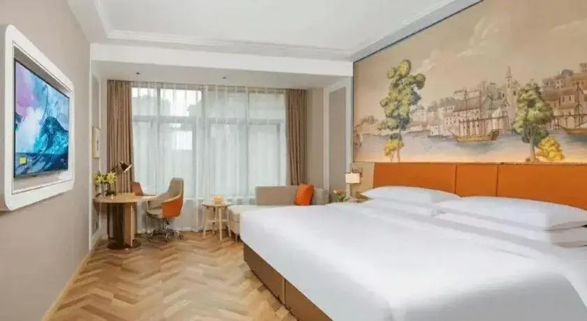 Bed in Vienna Hotel Chongqing Wushan Municipal Government Bed in Vienna Hotel Chongqing Wushan Municipal Government