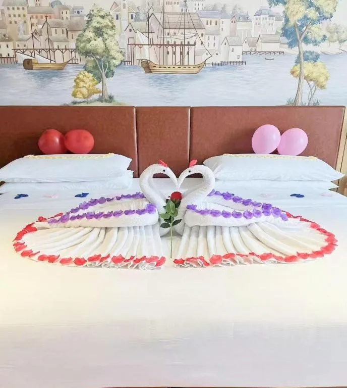 Bed in Vienna Hotel Chongqing Wushan Municipal Government