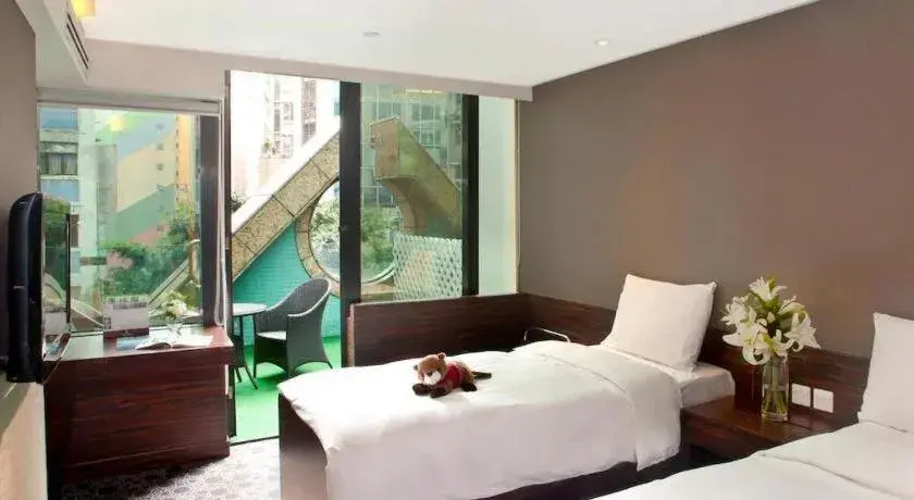 Bed in J Link Hotel Bed in J Link Hotel