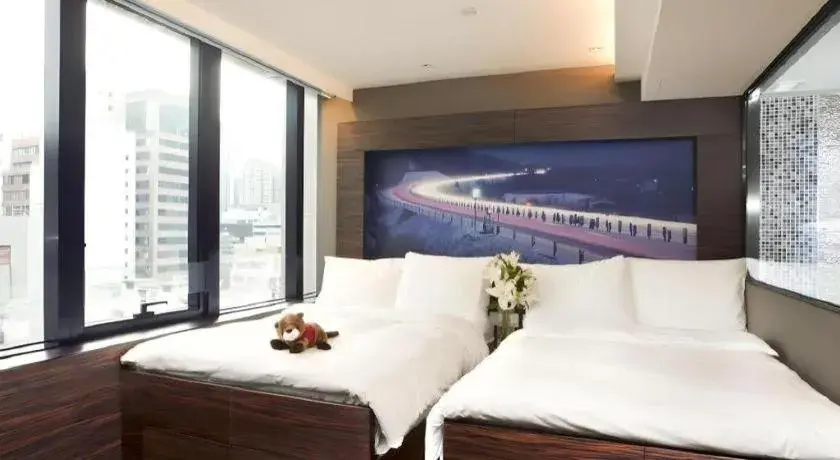 Bed in J Link Hotel Bed in J Link Hotel