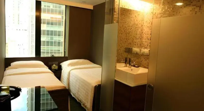 Bed in J Link Hotel Bed in J Link Hotel