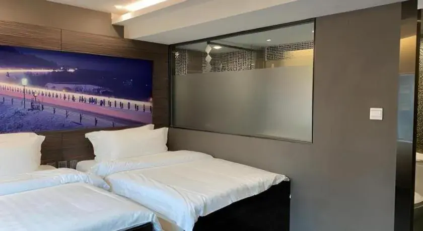 Bed in J Link Hotel Bed in J Link Hotel