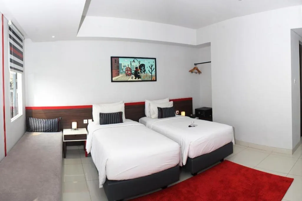 Bed in HI HOTEL SENEN