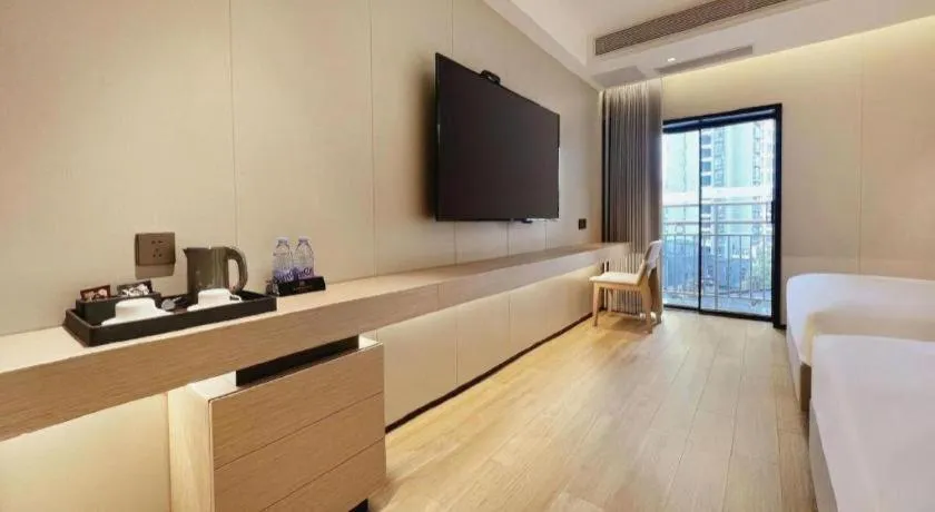 Bed in Borrman Hotel Chongqing Bishan Central Street