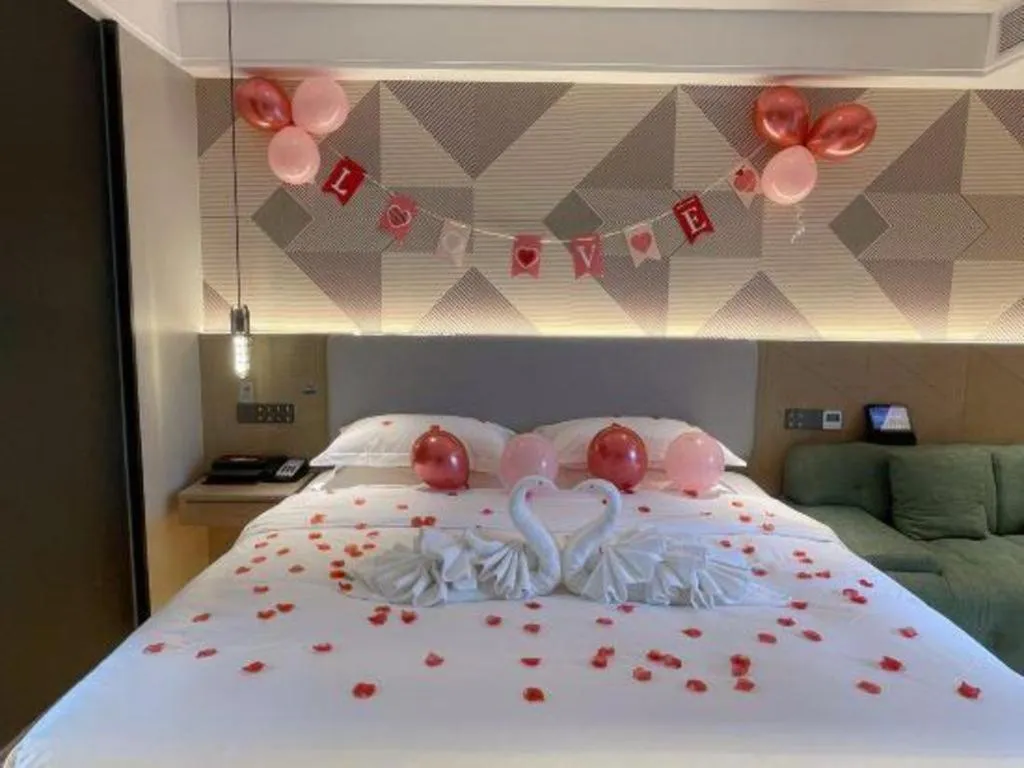 Bed in Borrman Hotel Chongqing Bishan Central Street