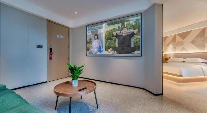 Bed in Borrman Hotel Chongqing Bishan Central Street