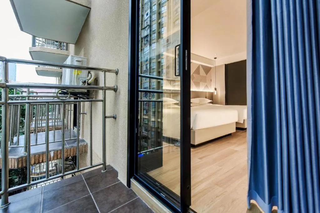 Bed in Borrman Hotel Chongqing Bishan Central Street