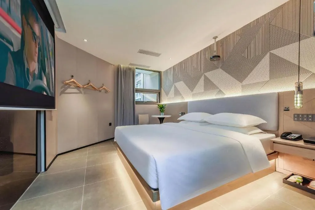 Bed in Borrman Hotel Chongqing Bishan Central Street