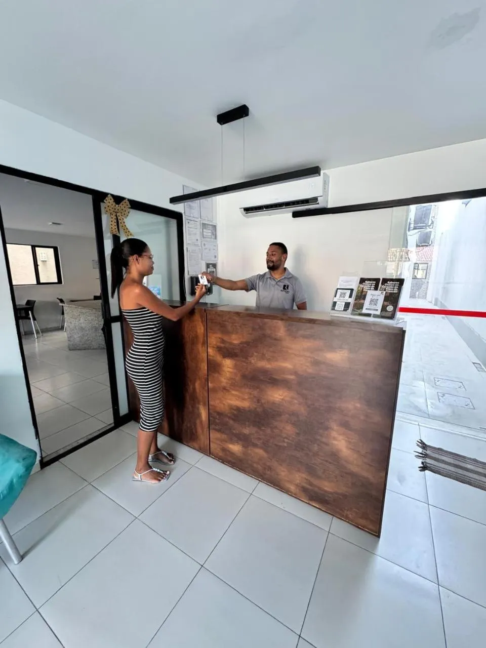 Lobby or reception in Hotel Refugio