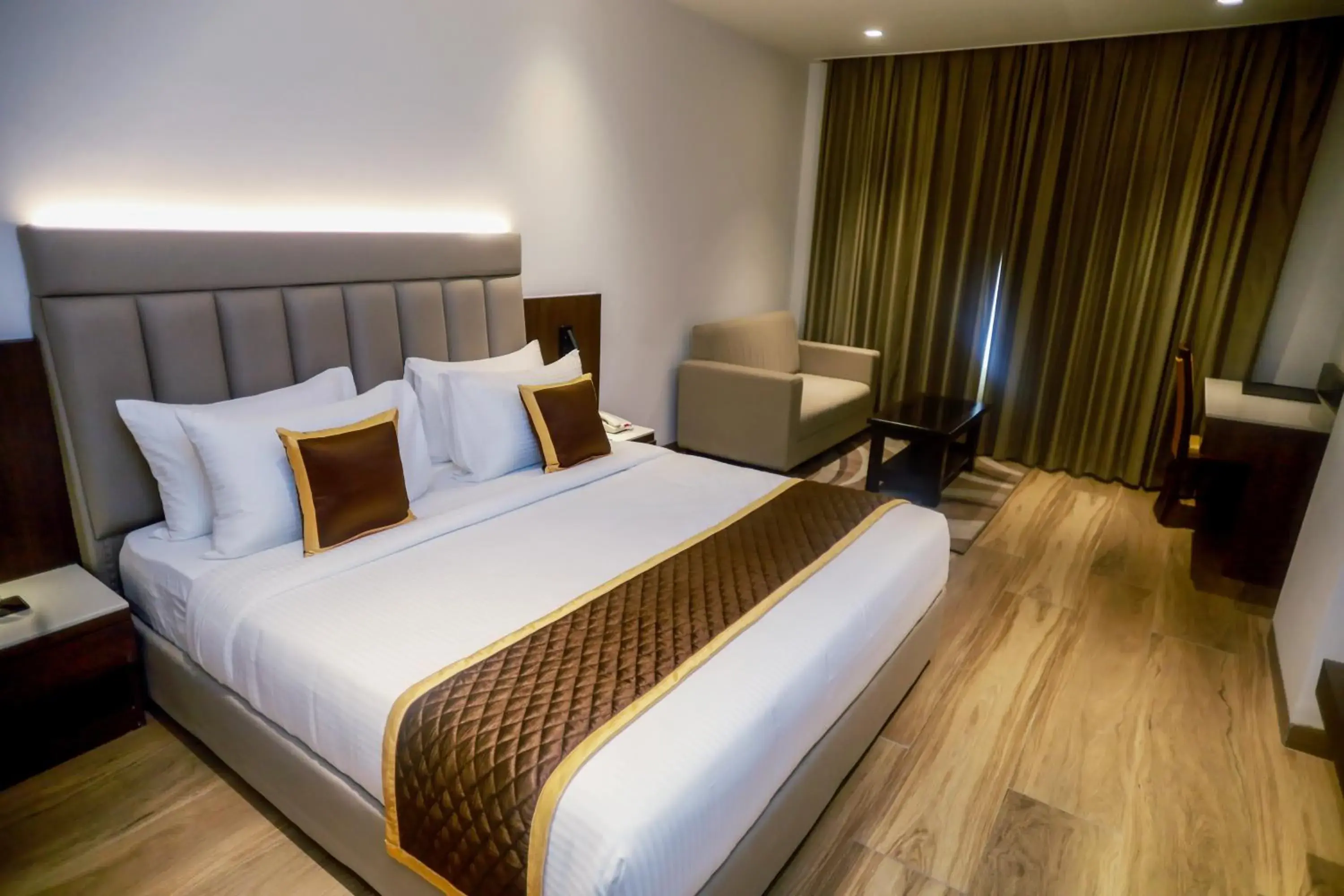 View (from property/room), Bed in Regenta Place Gwalior View (from property/room), Bed in Regenta Place Gwalior