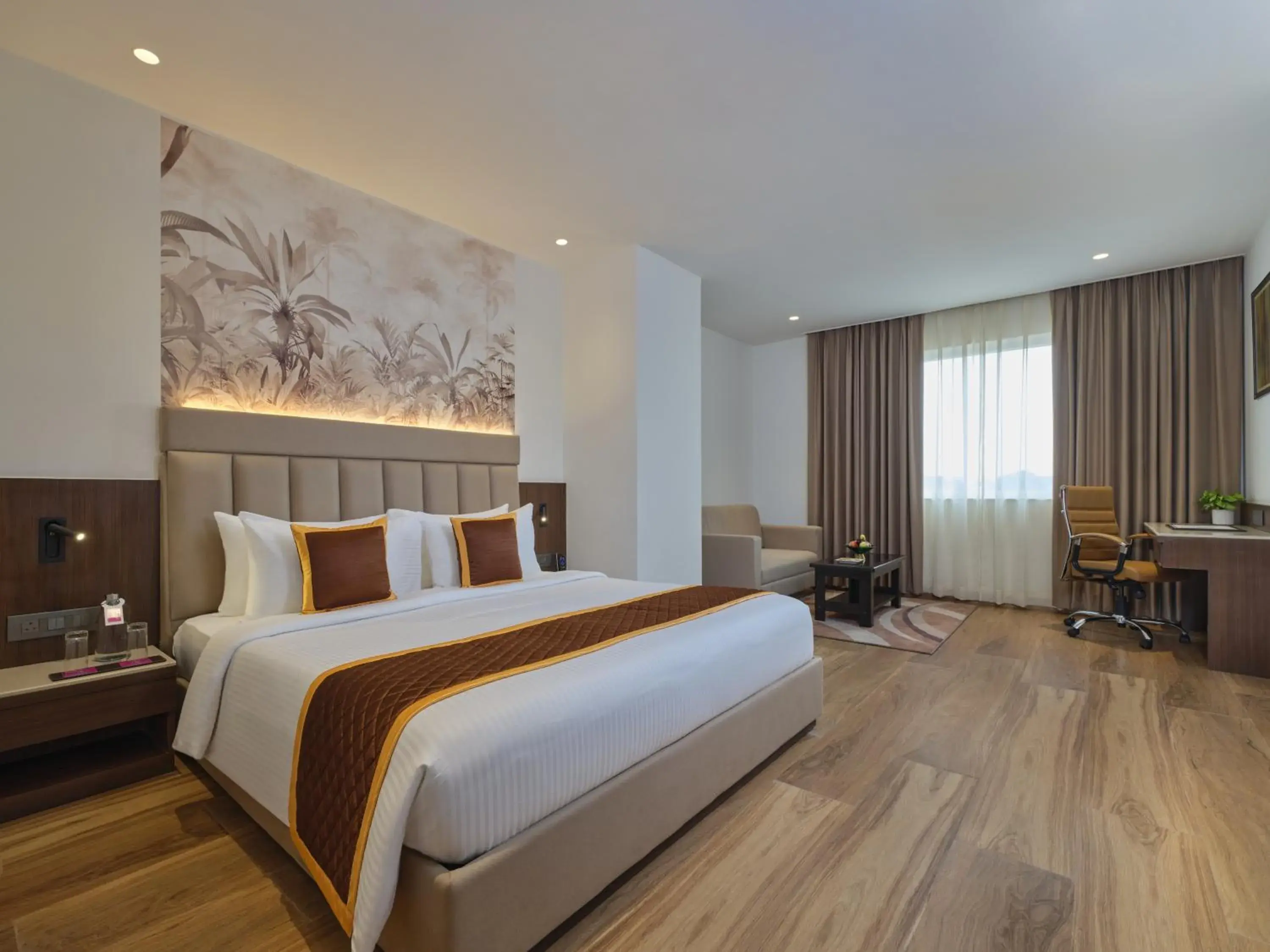 View (from property/room), Bed in Regenta Place Gwalior View (from property/room), Bed in Regenta Place Gwalior