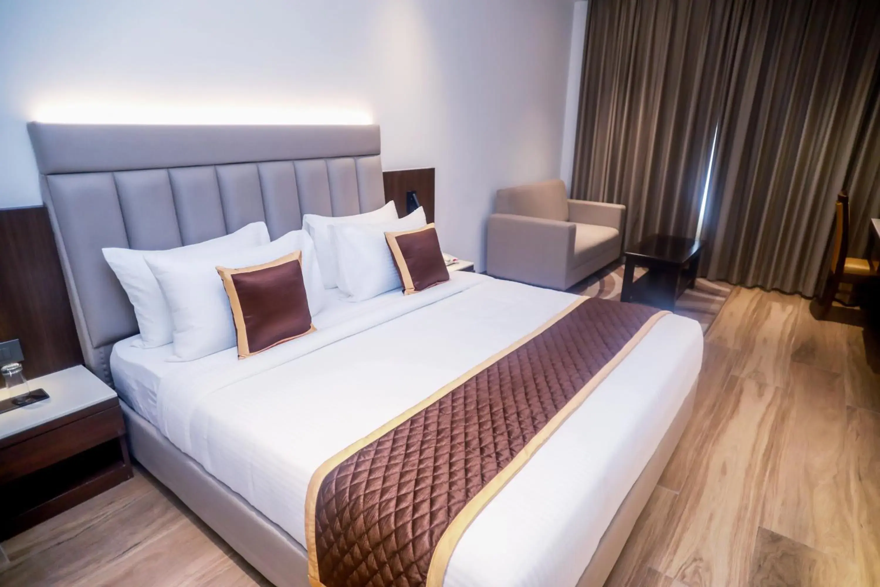 View (from property/room), Bed in Regenta Place Gwalior View (from property/room), Bed in Regenta Place Gwalior