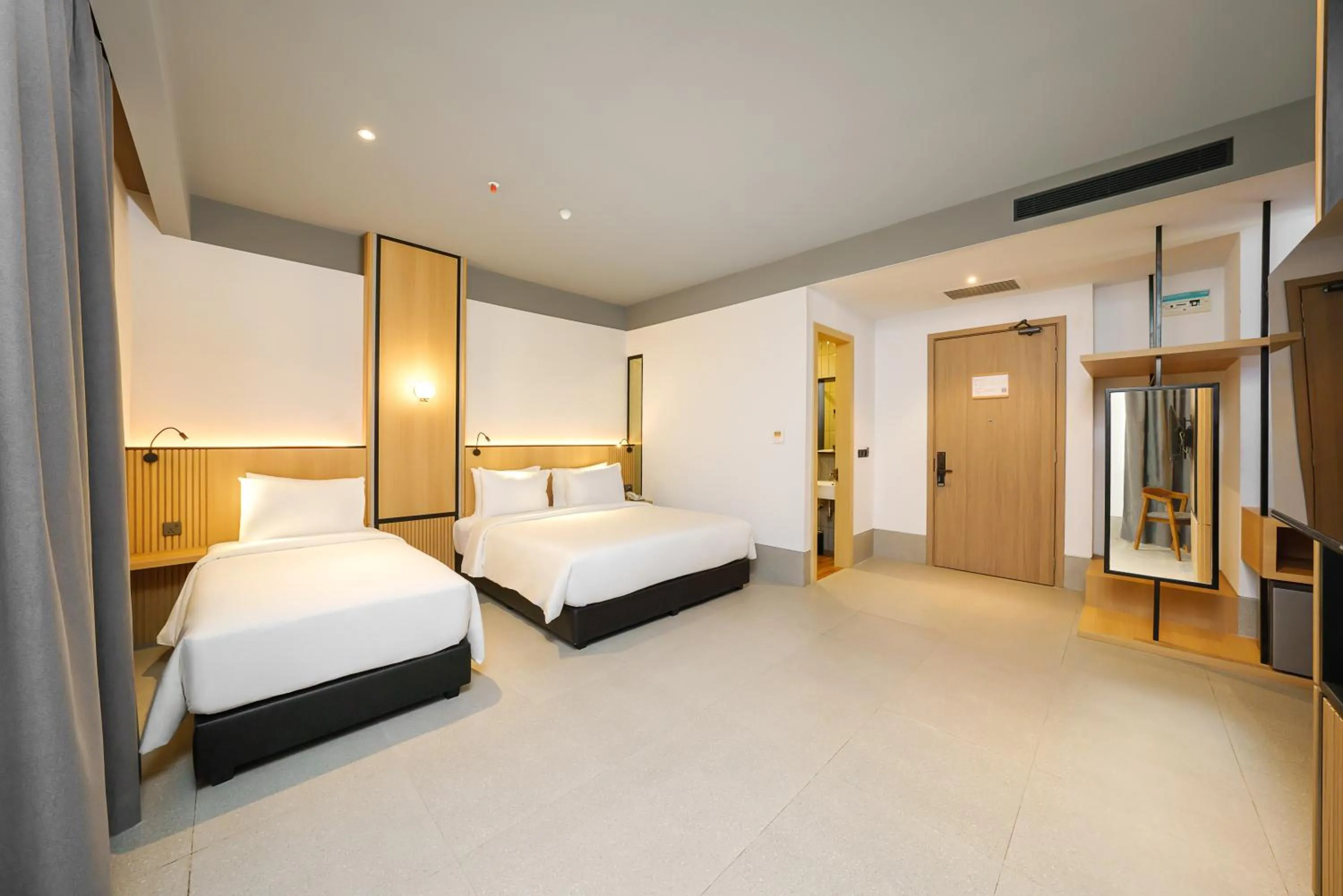 Bed in Ando Hotel Batam