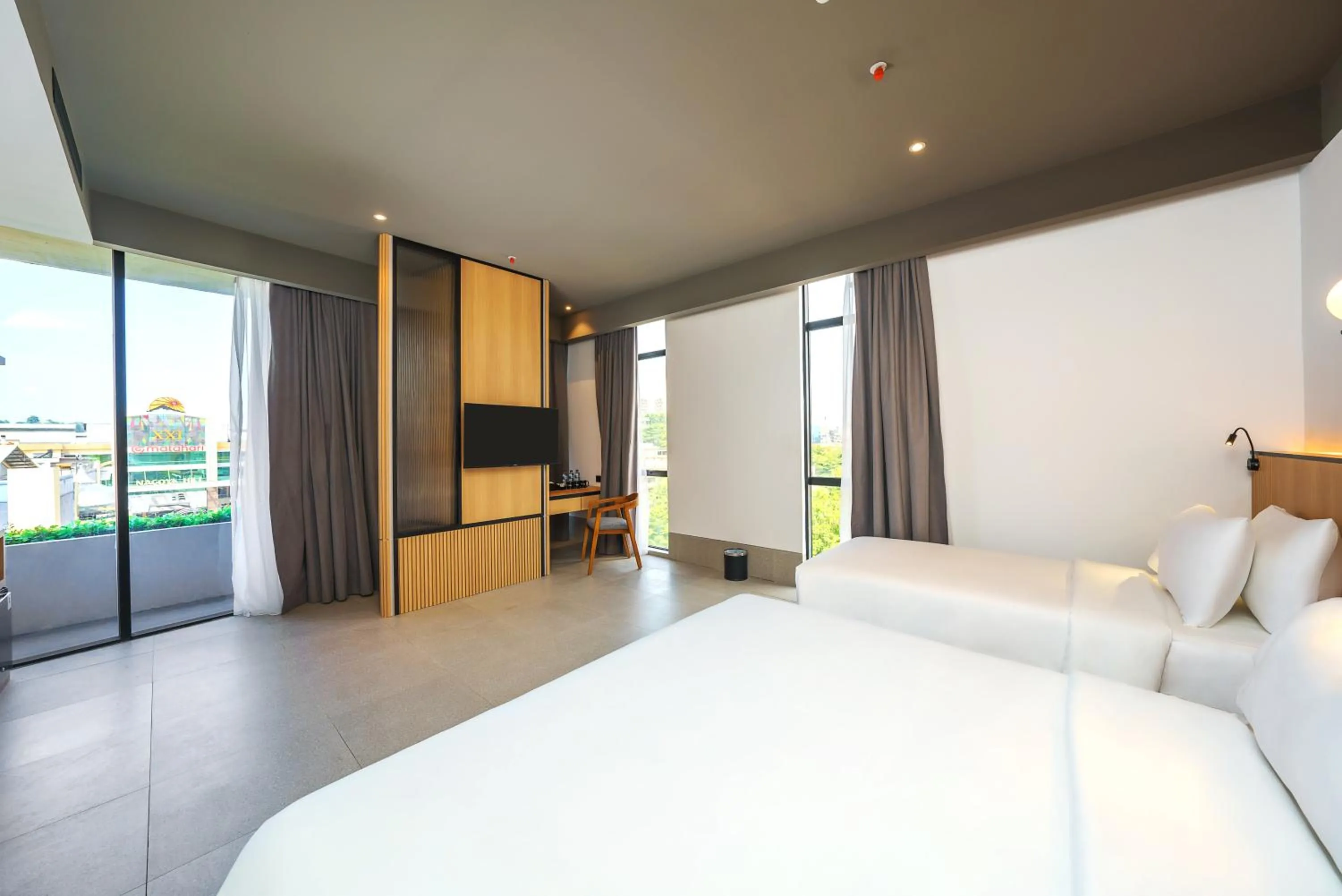 Bed in Ando Hotel Batam