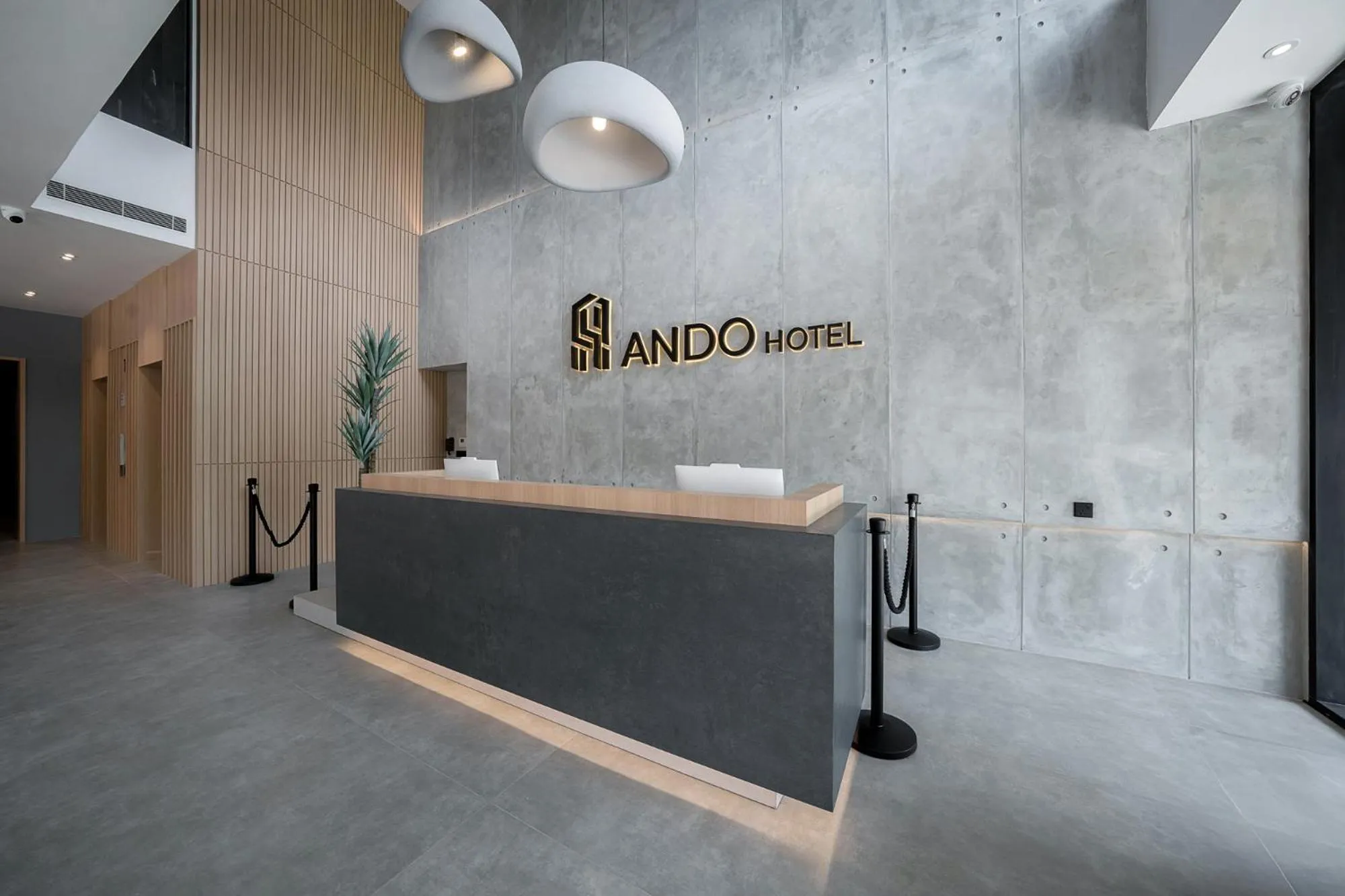 Lobby or reception in Ando Hotel Batam