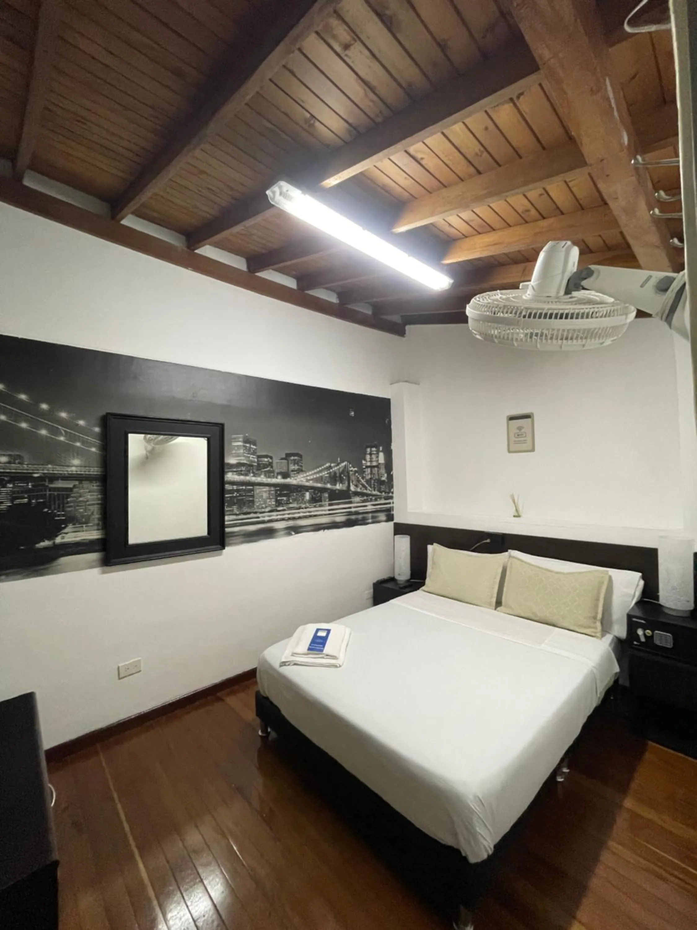 Photo of the whole room, Bed in Hostal Lleras Calle 8