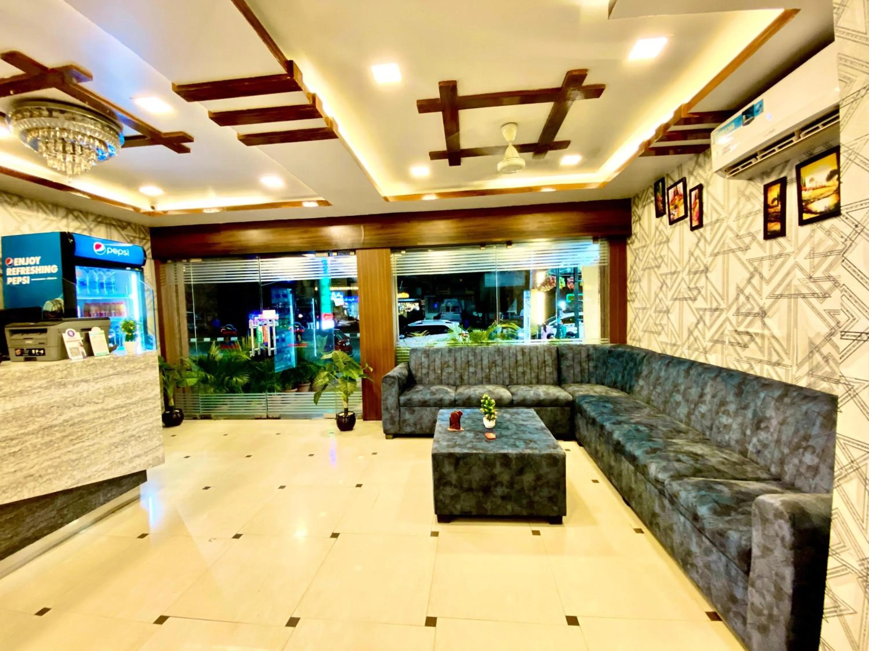 Property building in Hotel Sky Park