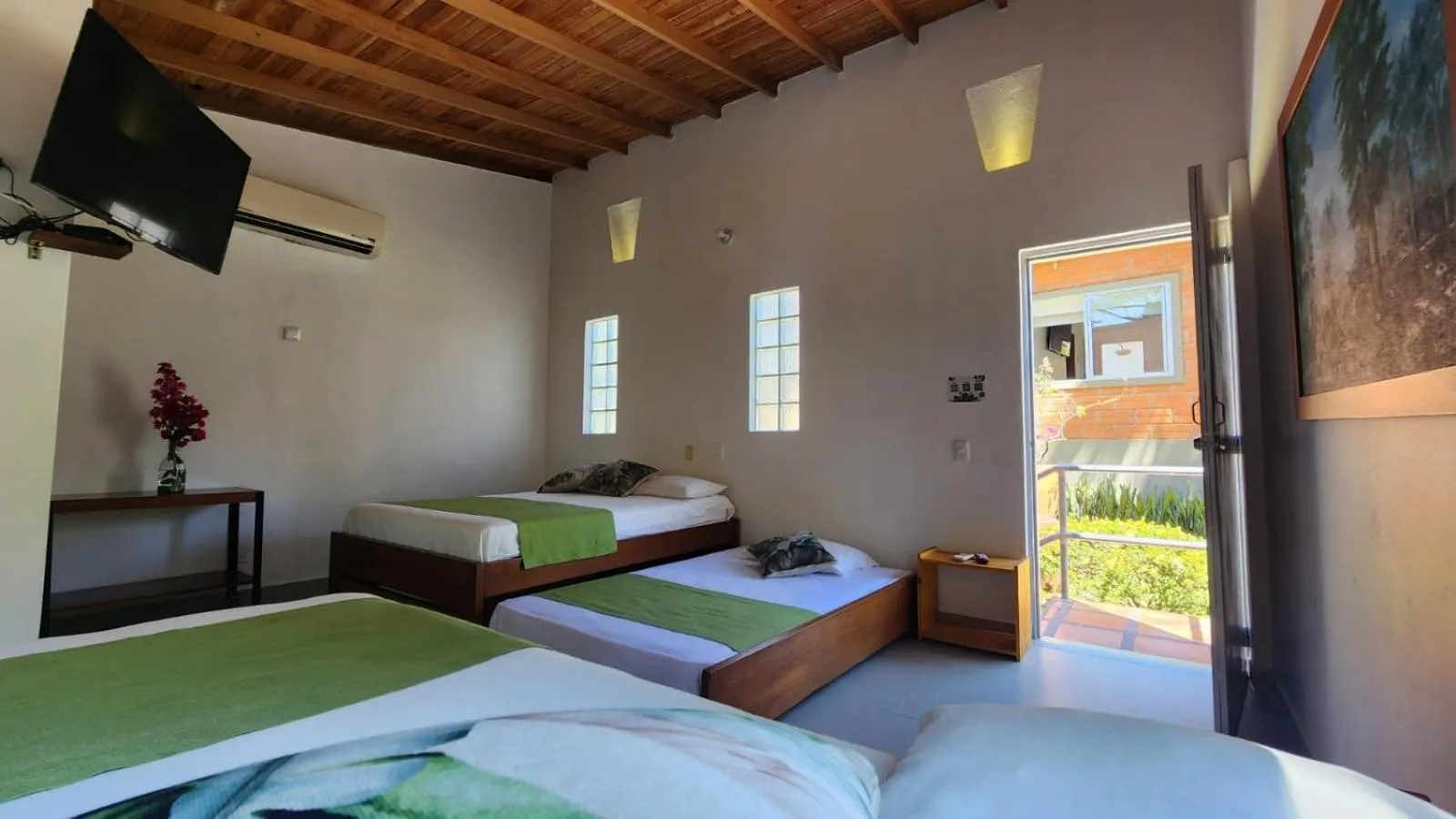 Bed in Hotel Parador del Gitano