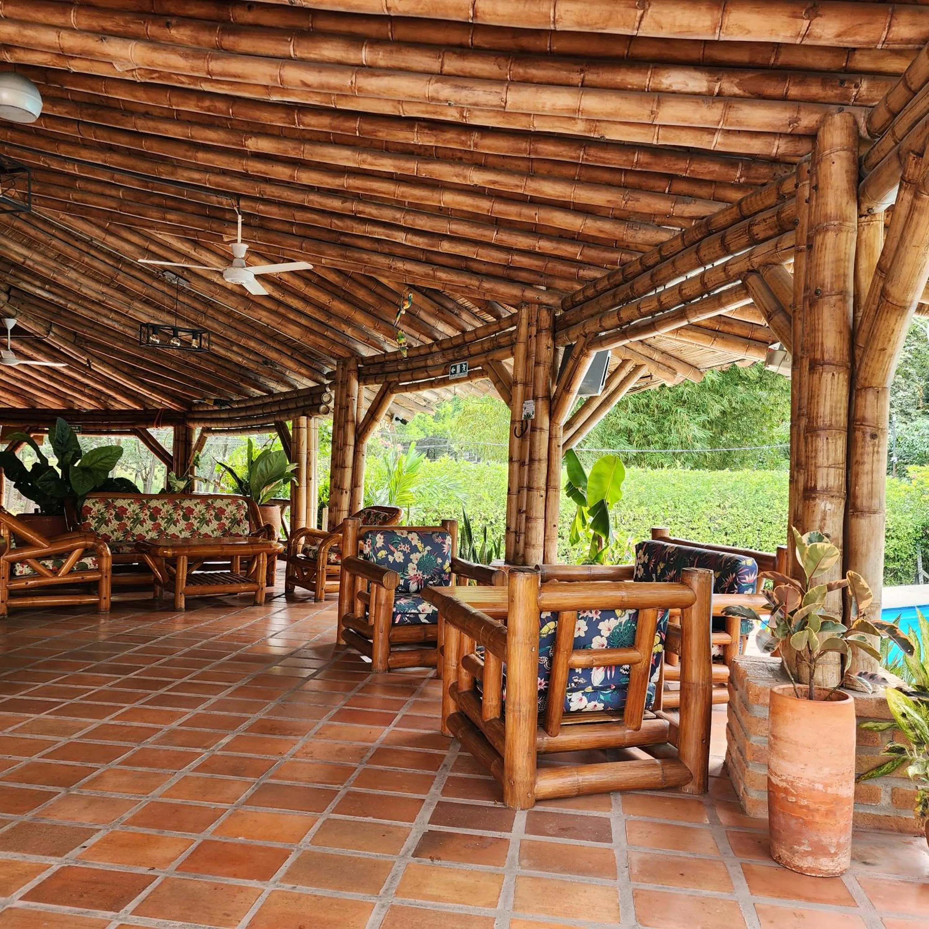 Seating area in Hotel Parador del Gitano