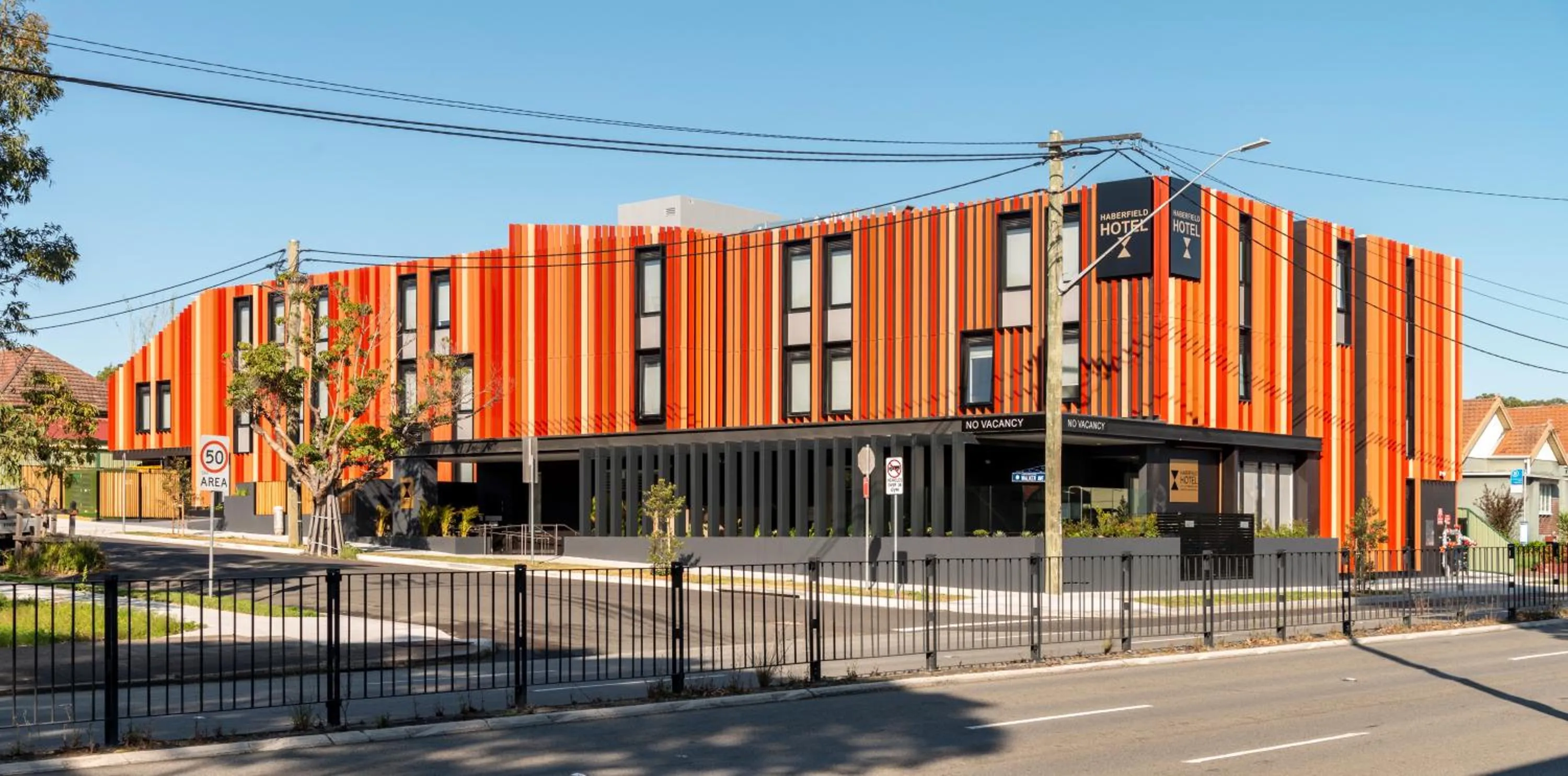 Property building in Haberfield Hotel