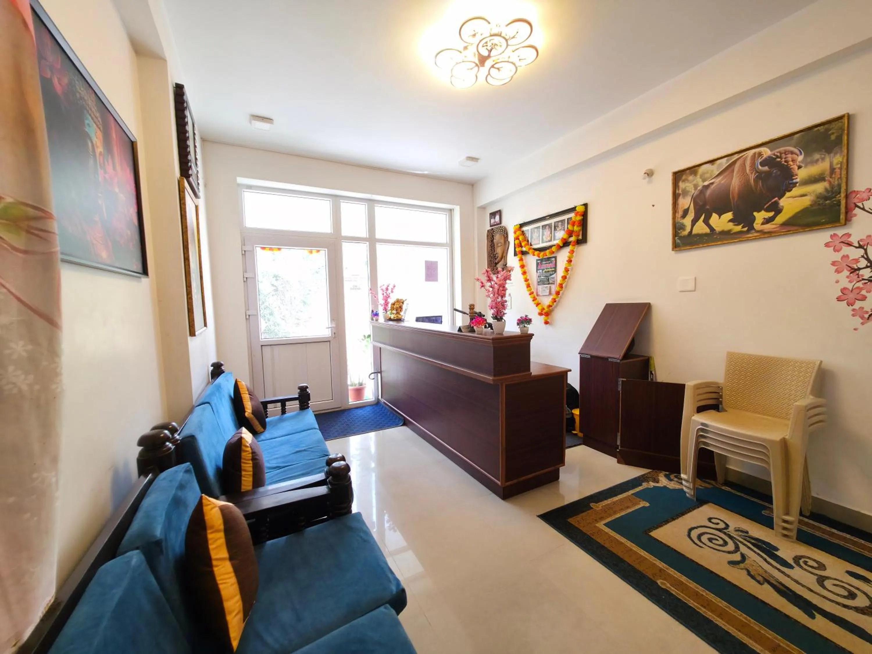 Seating area in DK Resortss