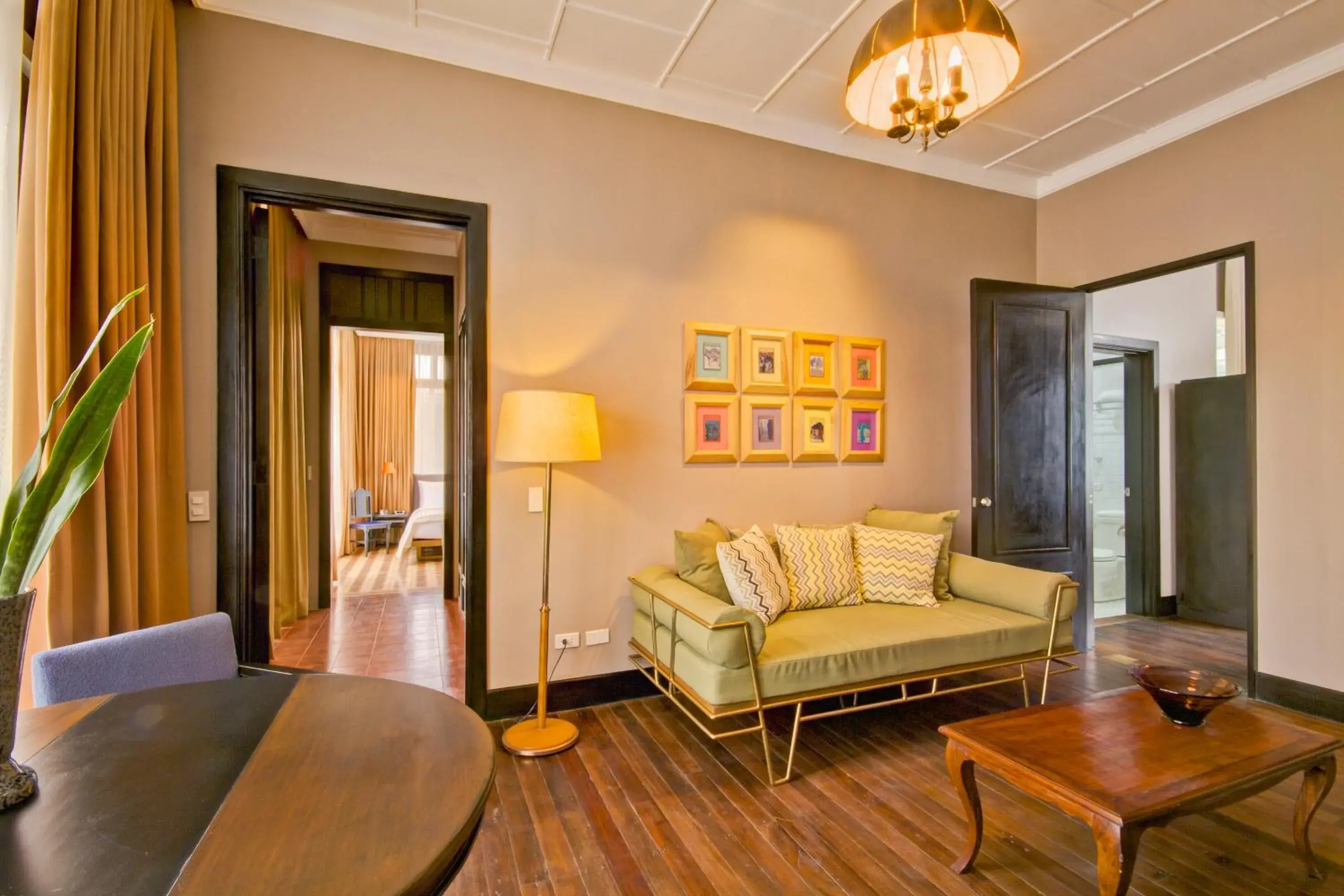 Living room in The Henry Hotel Manila Living room in The Henry Hotel Manila