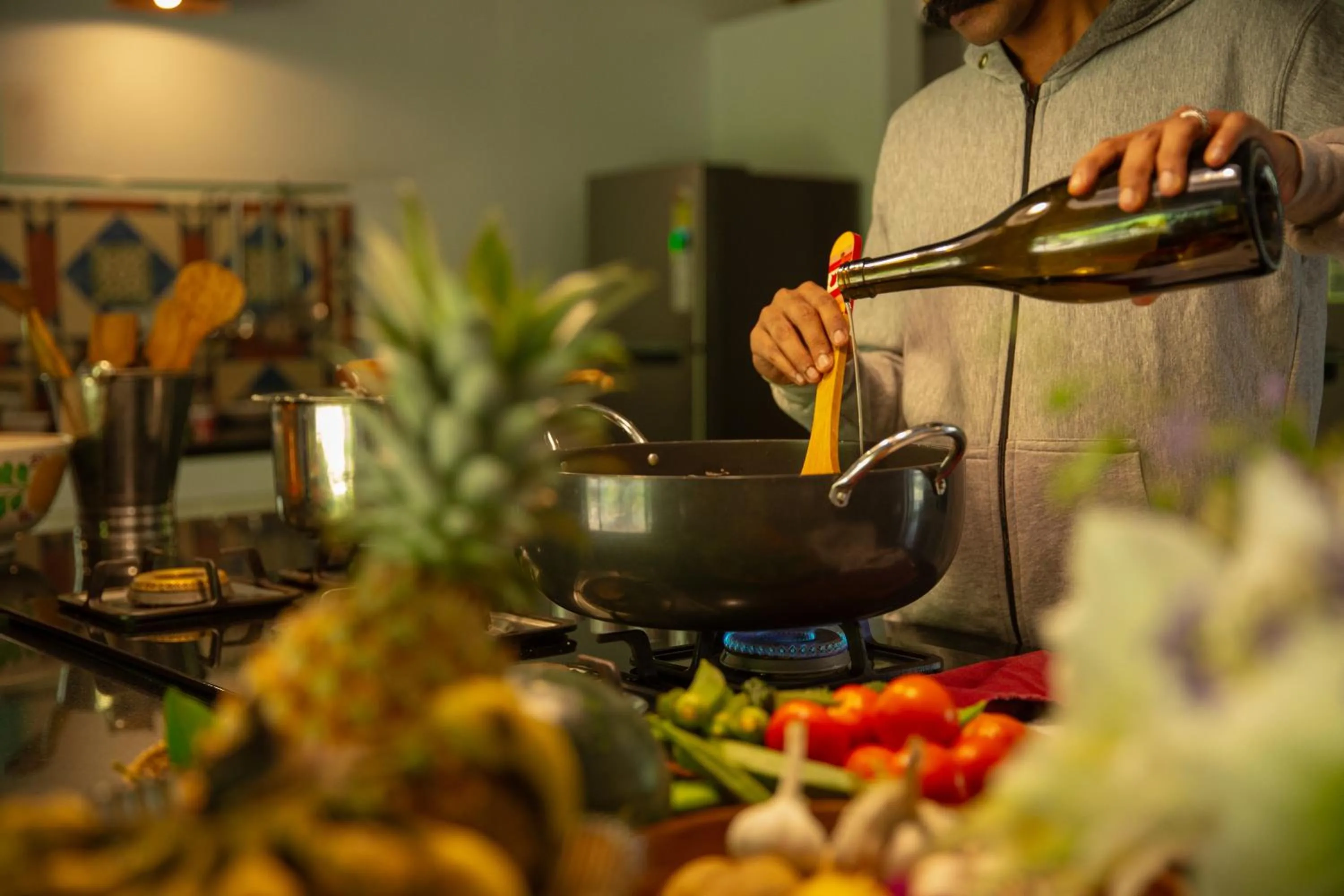 Kitchen or kitchenette in Isla's Ridge - A CGH Earth SAHA Experience