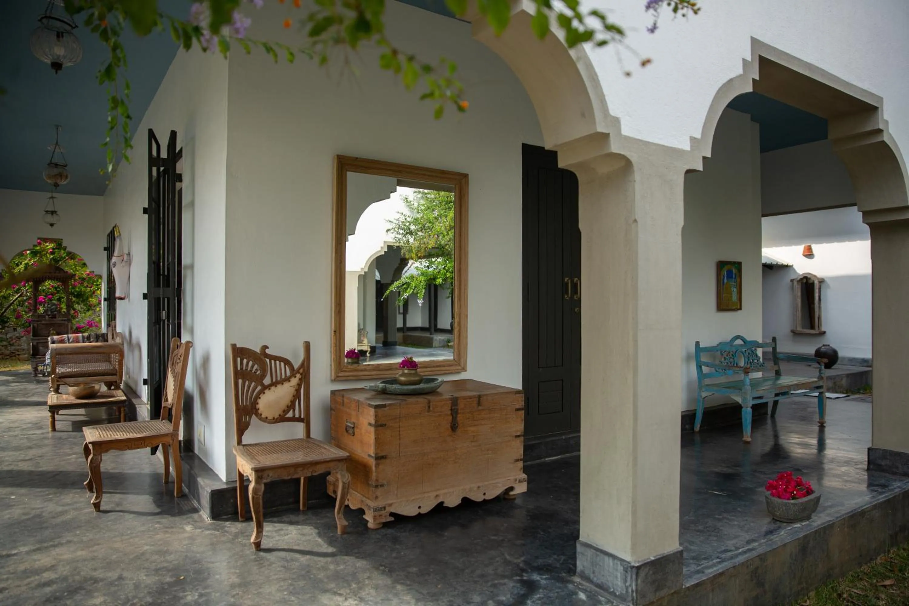 Patio in Isla's Ridge - A CGH Earth SAHA Experience