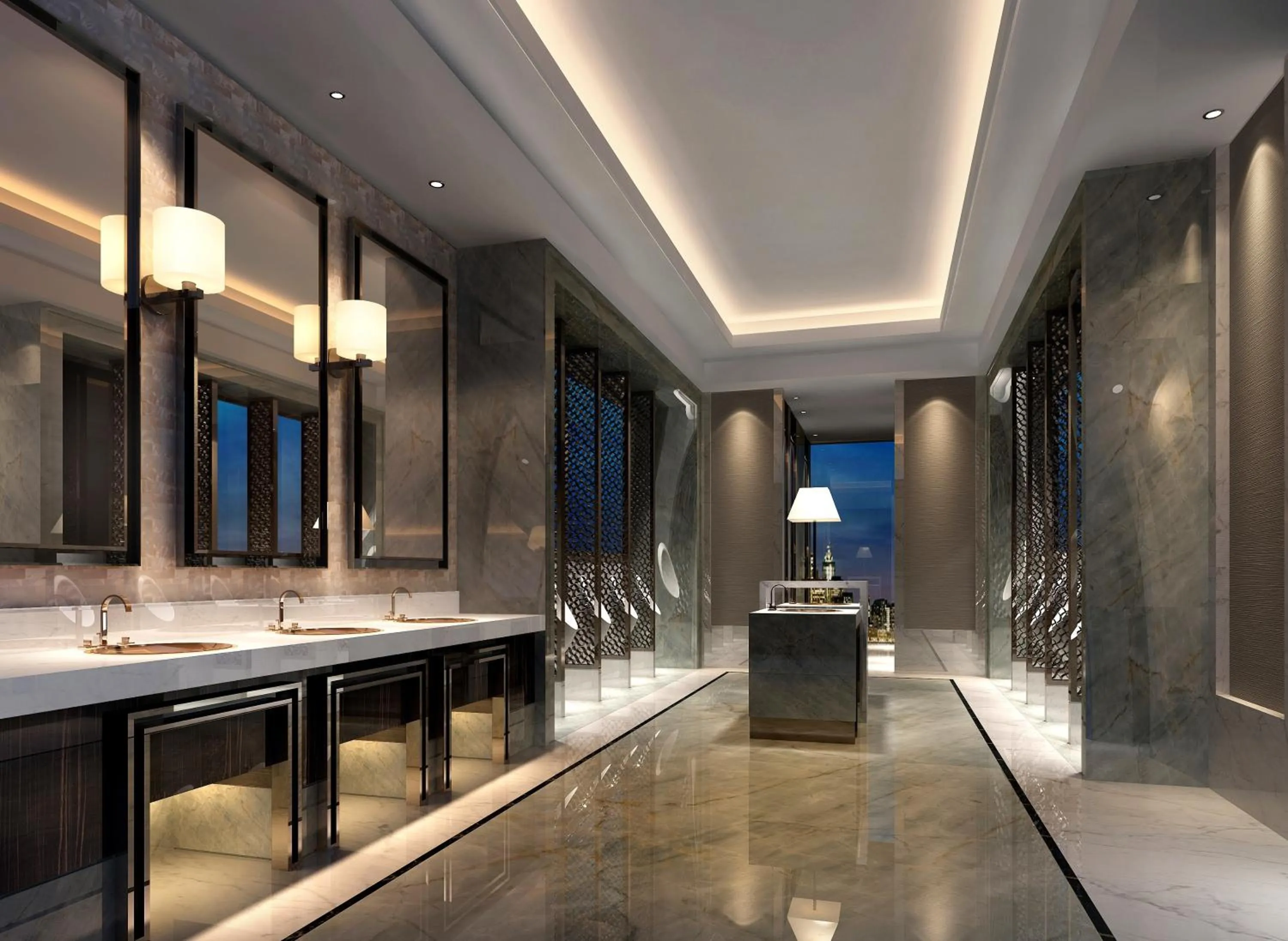 Decorative detail in Wanda Realm Longyan