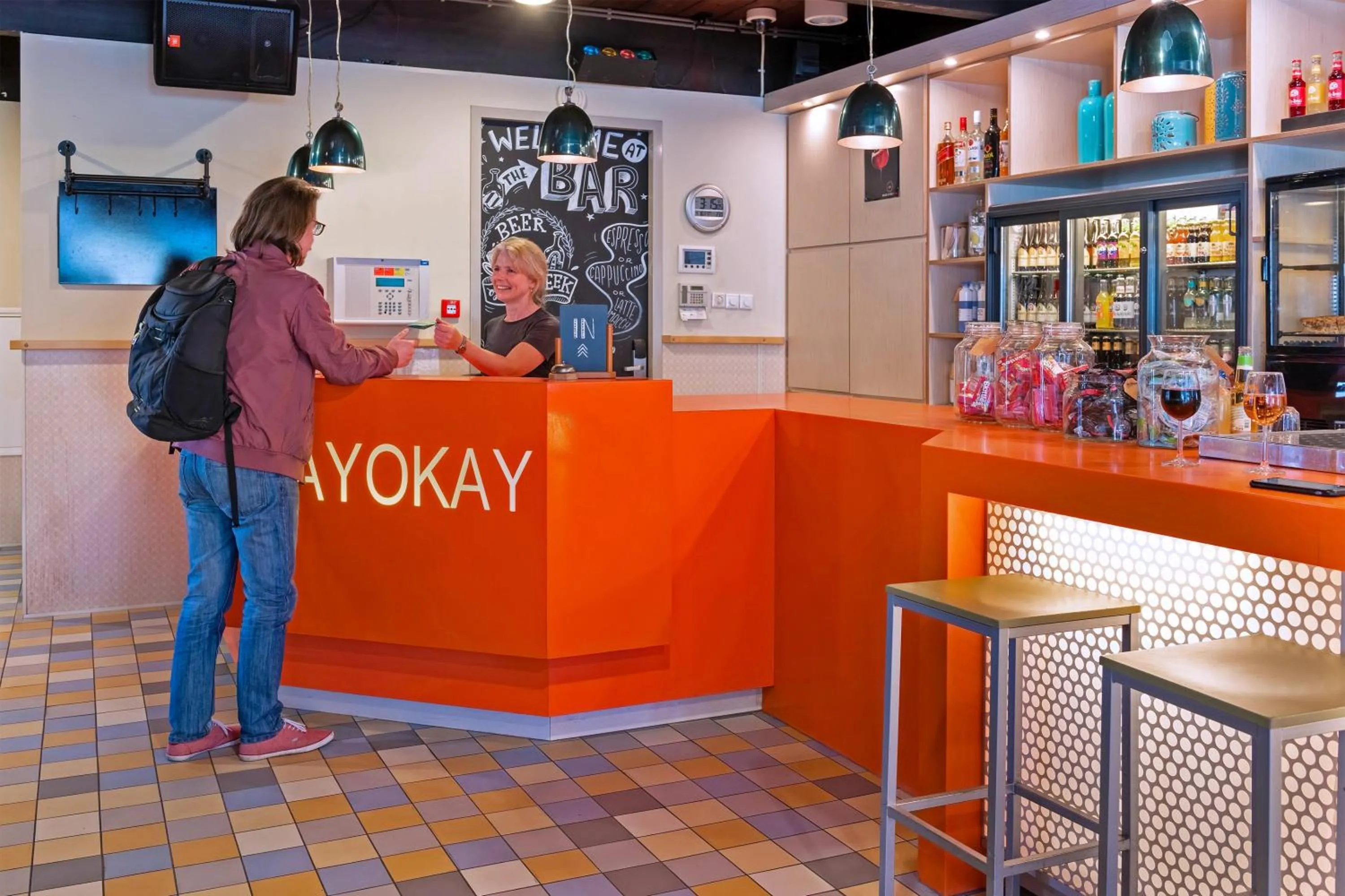 Lobby or reception in Stayokay Hostel Noordwijk