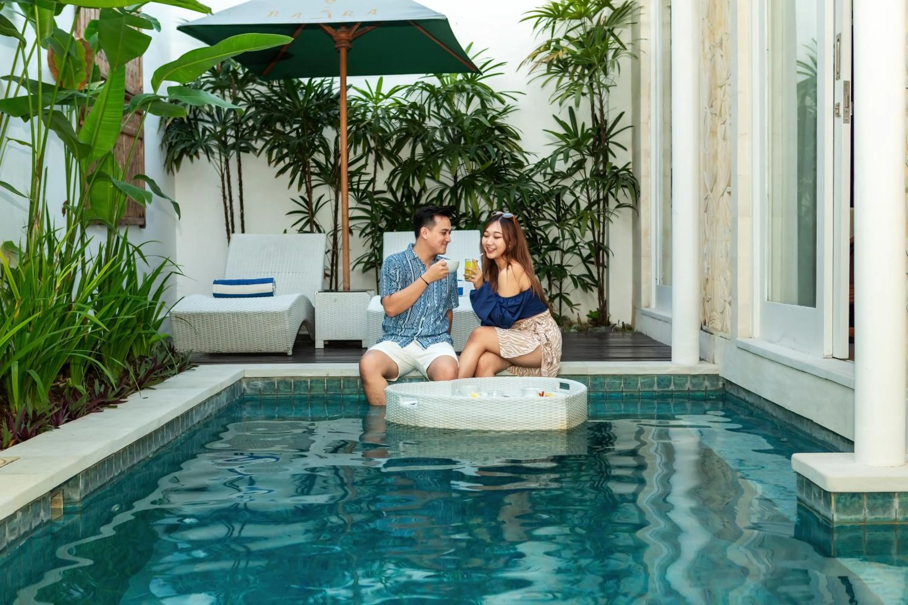 Pool view in Bajra Bali Villa Seminyak