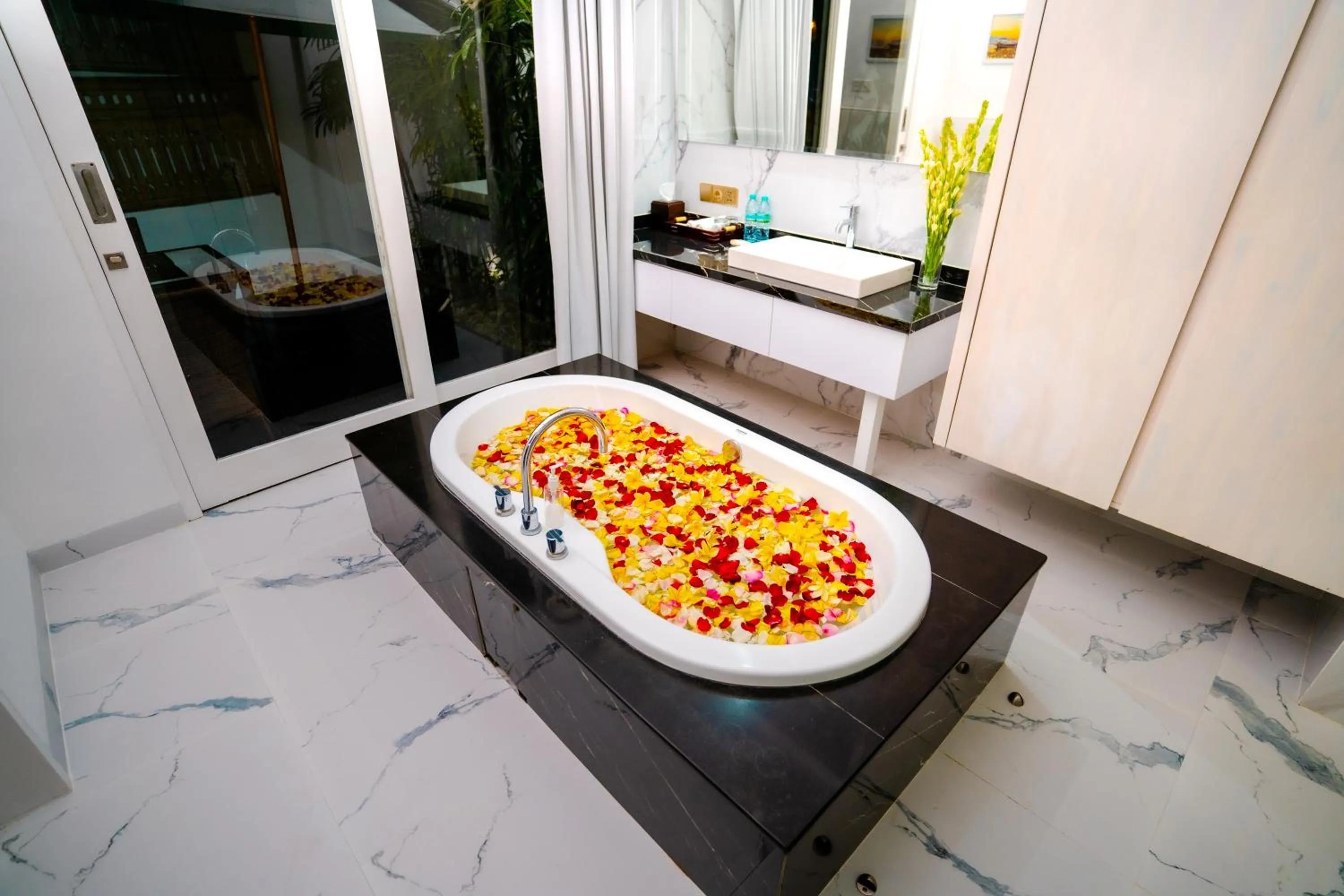 Bath in Bajra Bali Villa Seminyak