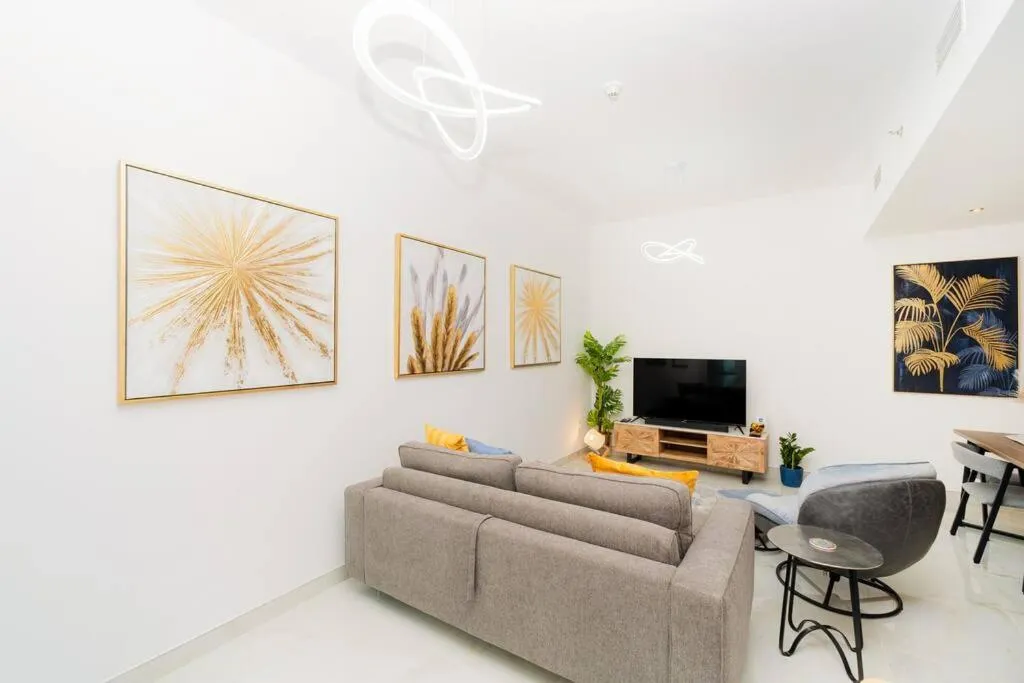 Seating area in Dubai Marina - 1BHK Apartment