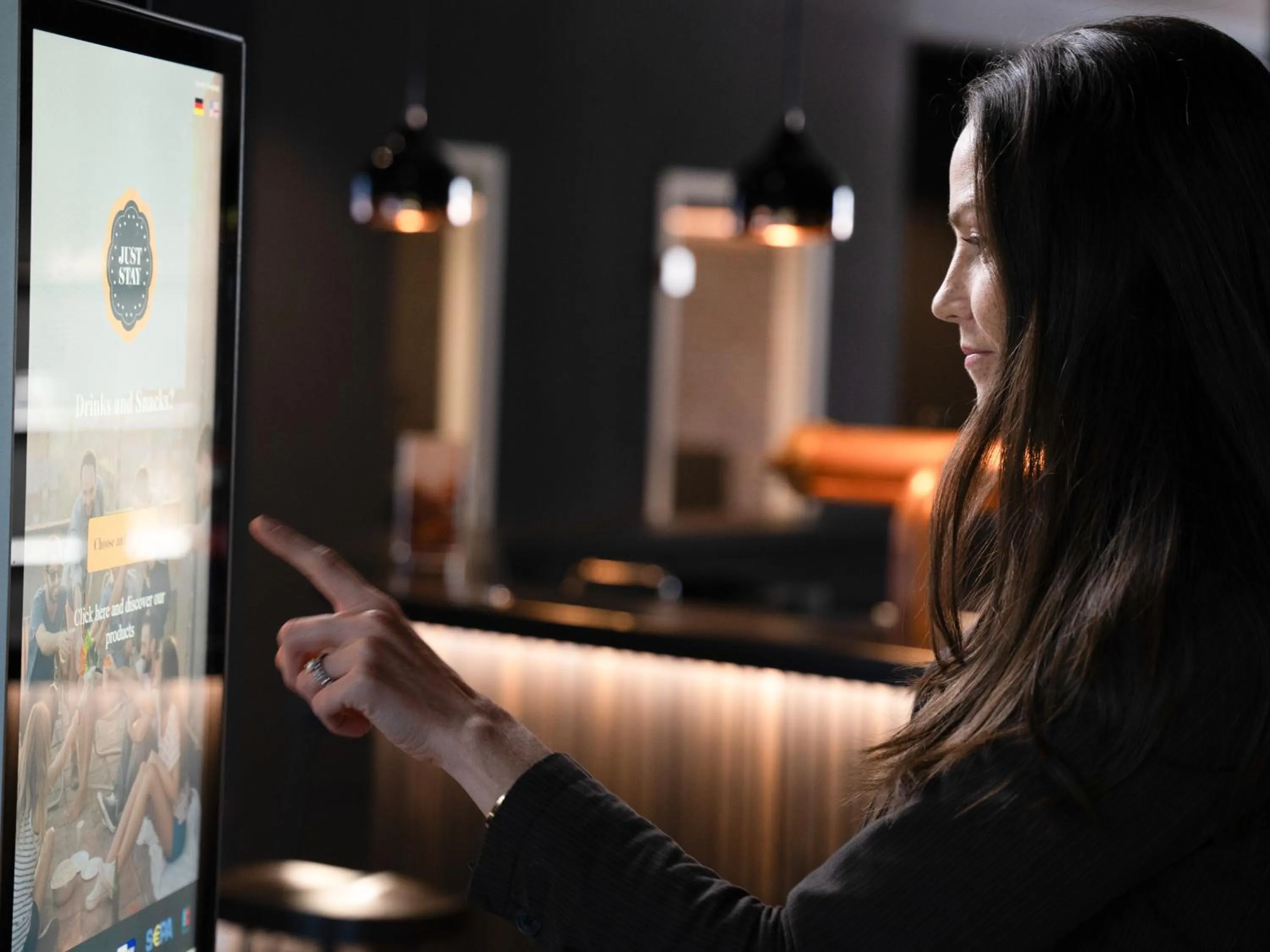 Lounge or bar in JustStay München Hotel & Apartments