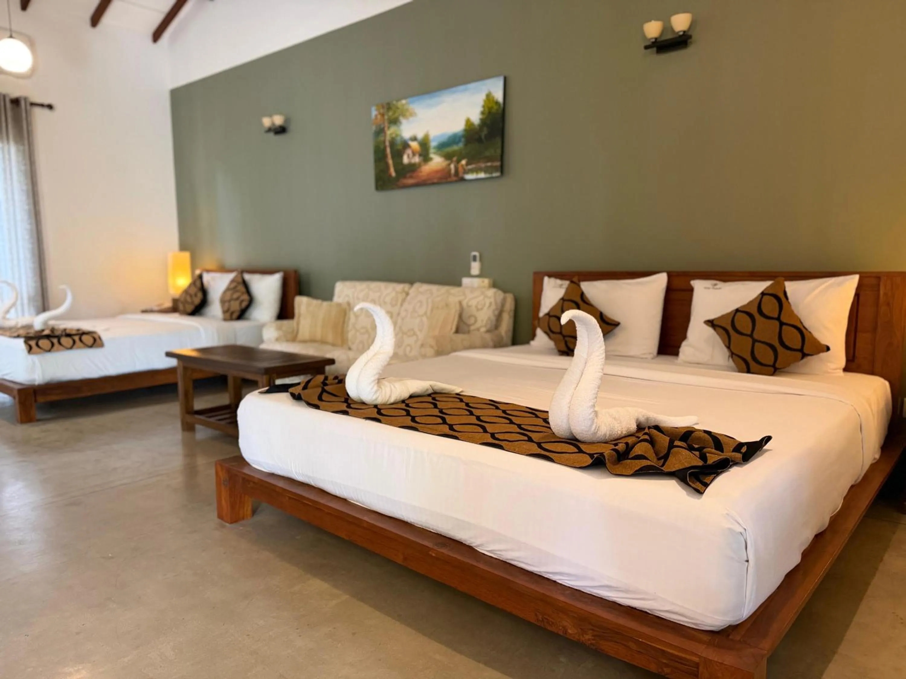 Bed in Hotel Heladiv