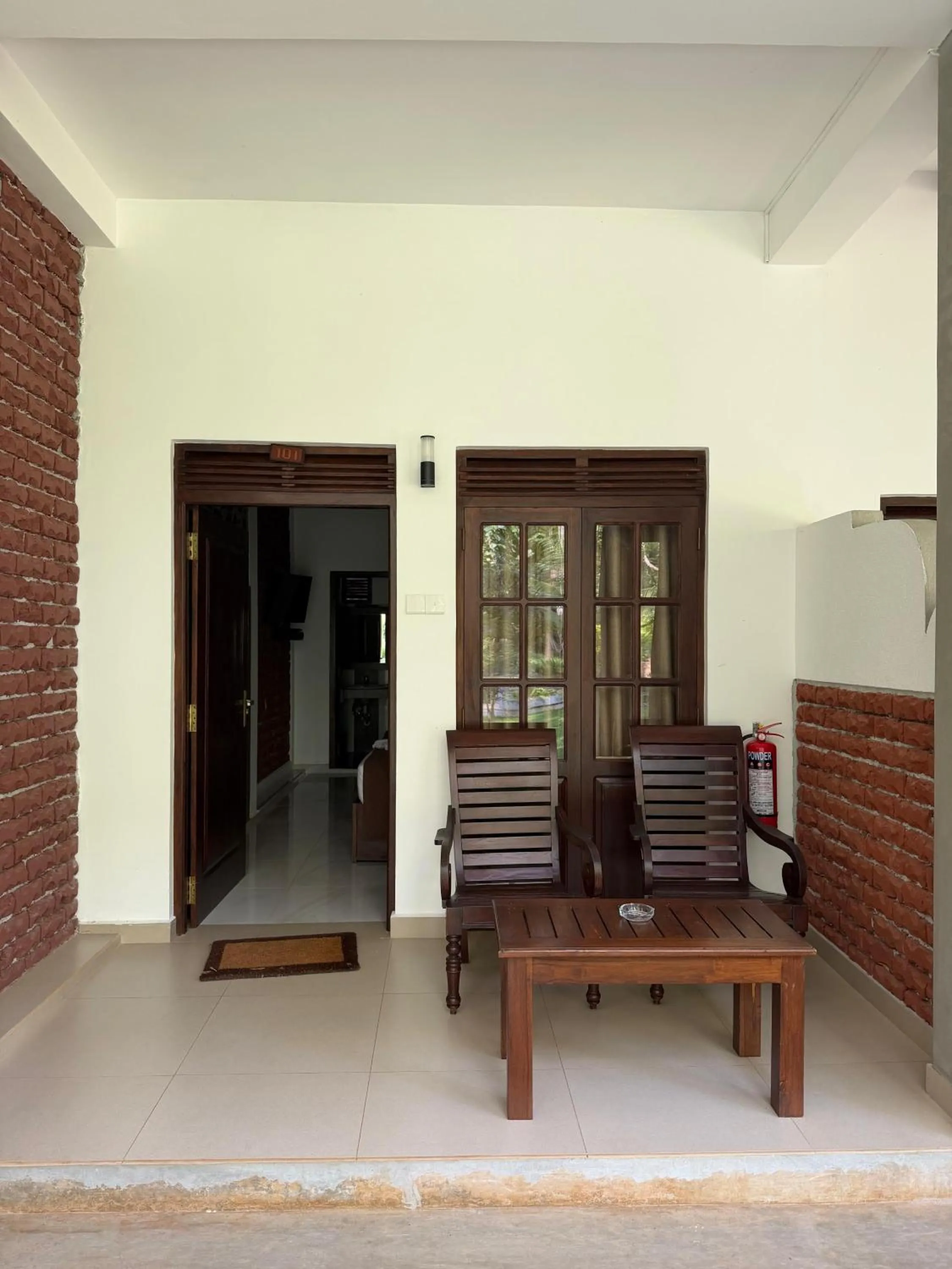 Patio in Hotel Heladiv