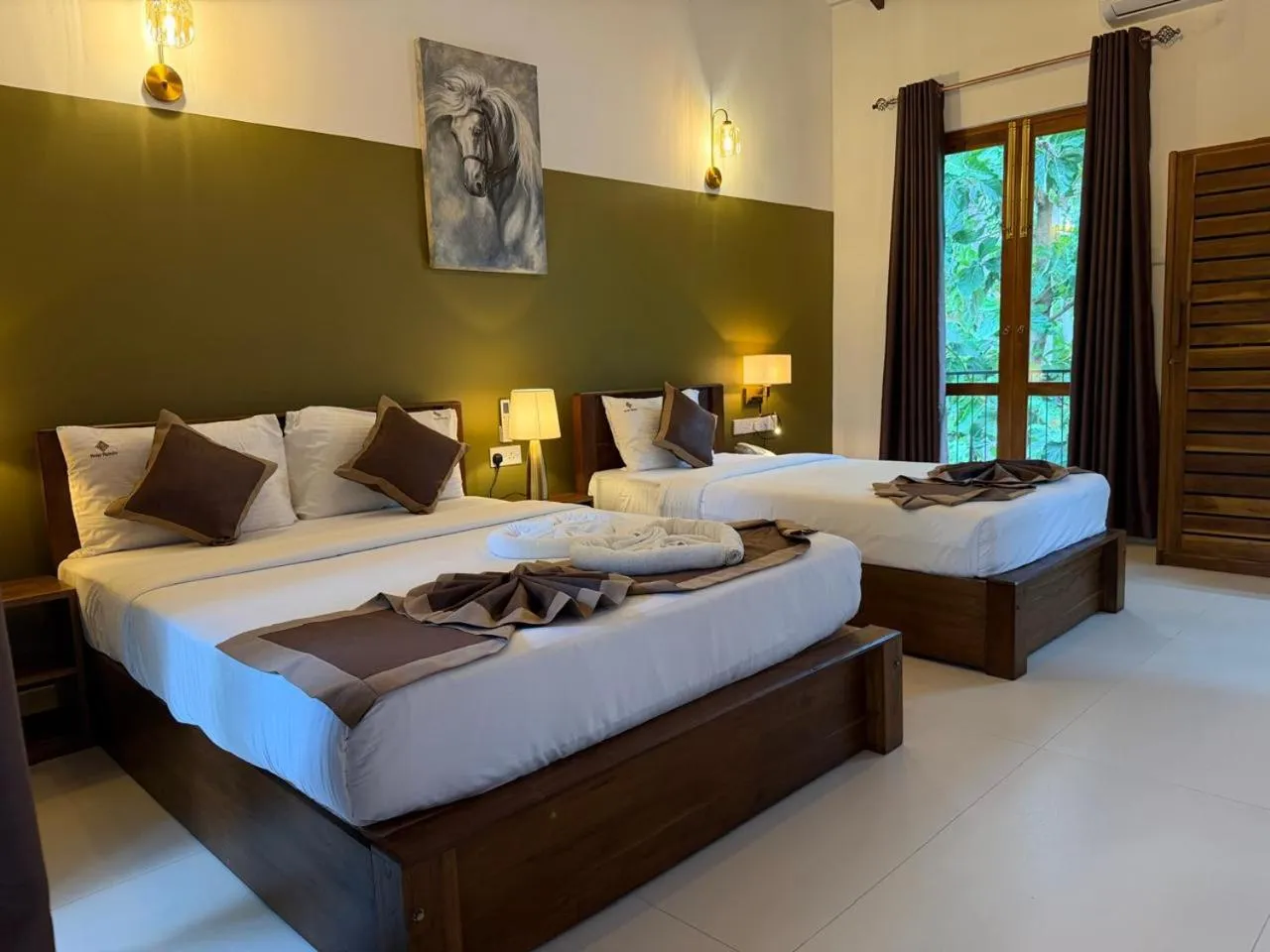 Bed in Hotel Heladiv